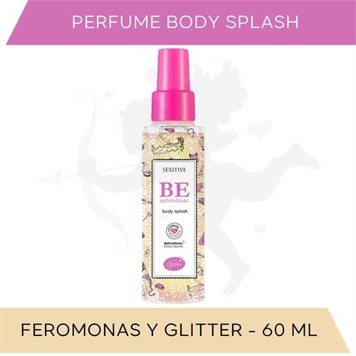 Body splash con feromonas y Glitter 60ml